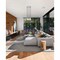 Z-Lite Beau Chandelier, 11-Light, 24 In.W x 12.75 In.H, Brushed Nickel/Clear 740P-11R-BN - alternate 2